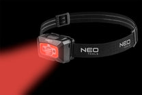 NEO TOOLS USB rechargeable headlamp 250 lm COB LED + motion sensor – image 9