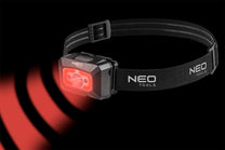 NEO TOOLS USB rechargeable headlamp 250 lm COB LED + motion sensor – image 10