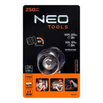NEO TOOLS 250 lm Battery-Powered Headlamp, Zoom, CREE XPE, 3 x AAA – image 6