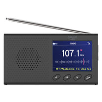 AD 1198 Portable Radio - LCD - FM - Bluetooth - Clock - Carlat