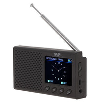 AD 1198 Portable Radio - LCD - FM - Bluetooth - Clock - Carlat