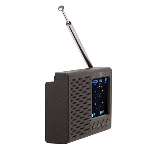 AD 1198 Portable Radio - LCD - FM - Bluetooth - Clock - Carlat