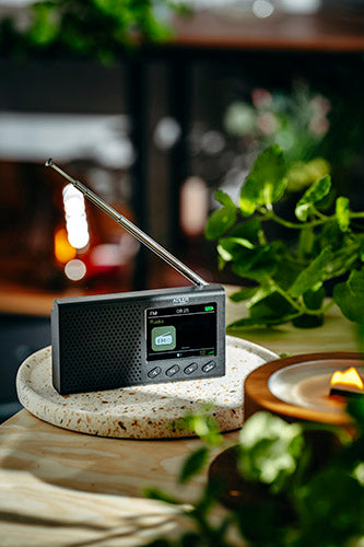 AD 1198 Portable Radio - LCD - FM - Bluetooth - Clock - Carlat
