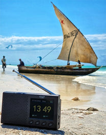 AD 1198 Portable Radio - LCD - FM - Bluetooth - Clock - Carlat