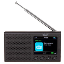 AD 1198 Portable Radio - LCD - FM - Bluetooth - Clock - Carlat
