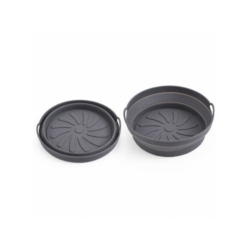 AD 6734 Silicone Tray for Air Fryer | Round | 20.3 cm | Reusable | BPA-Free Food-Grade Silicone - Carlat