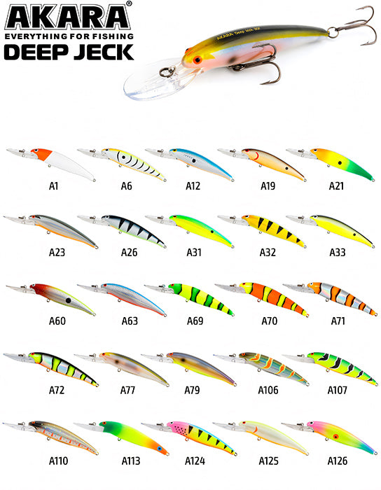 Wobbler AKARA «Deep Jeck» 90 F-A63