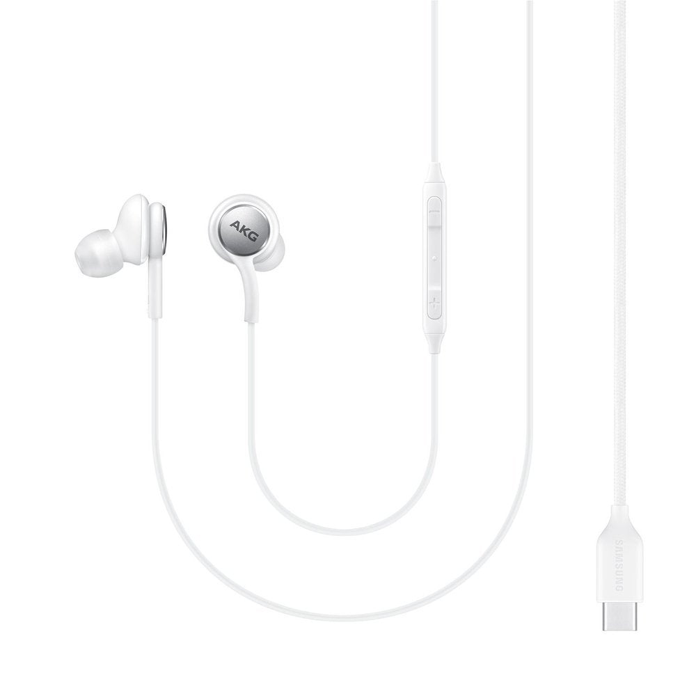 AKG wired in-ear headphones, USB-C connector, white - Carlat