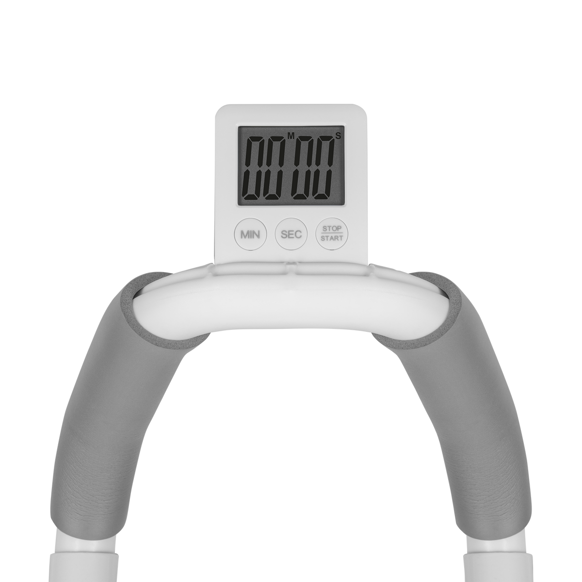 Abdominal exercise device with timer, AB Roller Wheel AB-3, gray and orange, REBEL ACTIVE - Carlat