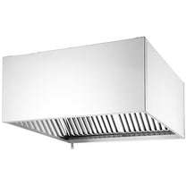 Absorber hoods – Wall absorber hood, screwed, STEEL 1205x1000x450 mm - Carlat