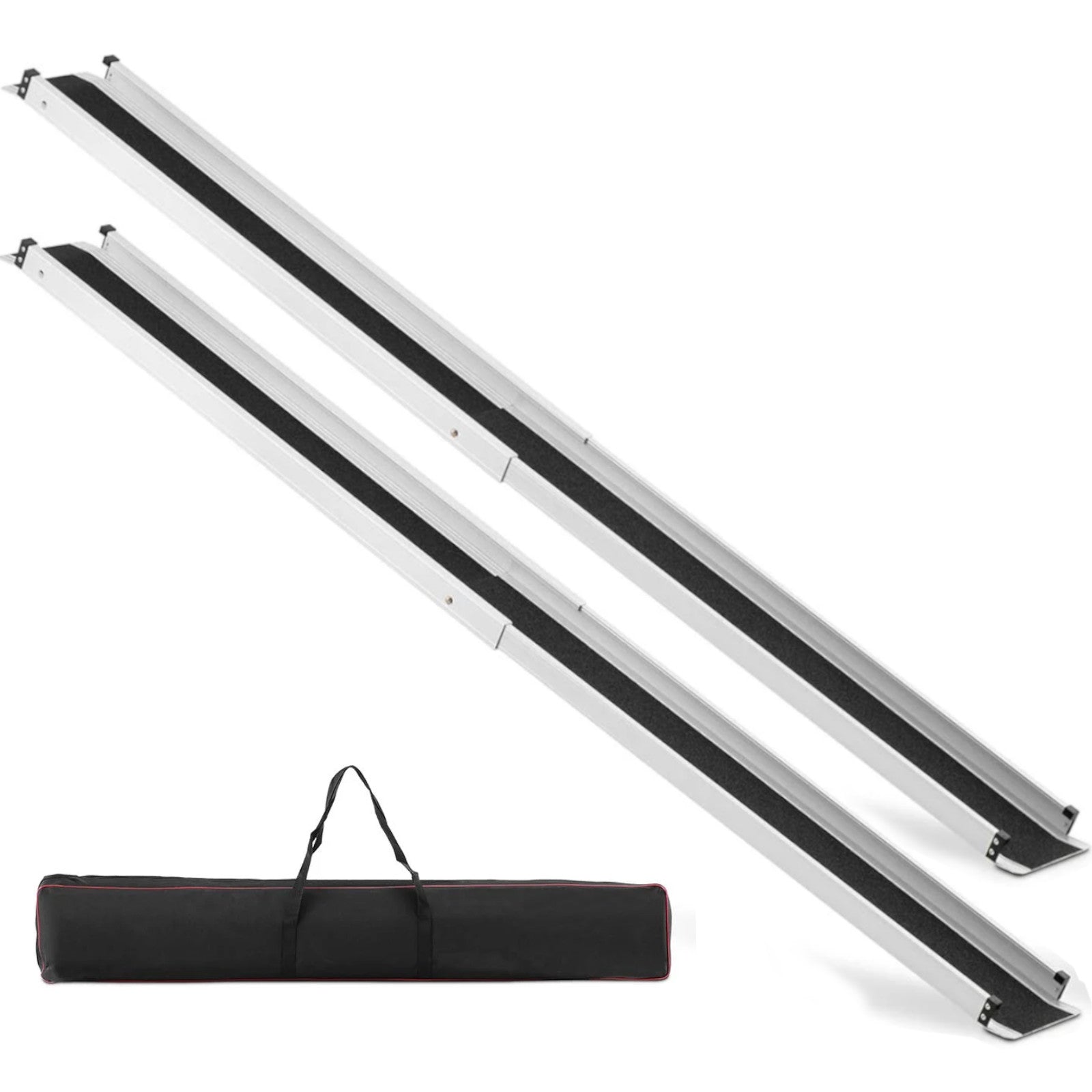 Access ramp, portable, foldable driveway rails 120 x 19 cm - 2 pcs. - Carlat