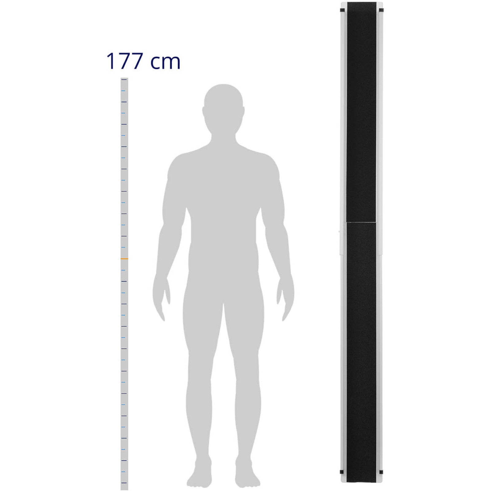 Access ramp, portable, foldable driveway rails 120 x 19 cm - 2 pcs. - Carlat