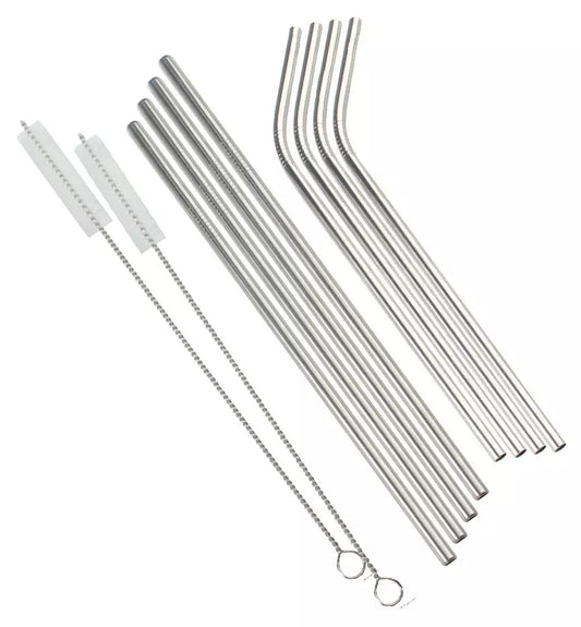 Accessories (bartending supplies – Straw, steel tube, 6-piece set by Kinghoff - Carlat