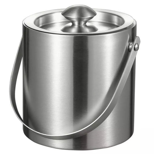 Accessories (bartending supplies, filters, plastic – Kinghoff 1.5-liter Steel Ice Bucket - Carlat