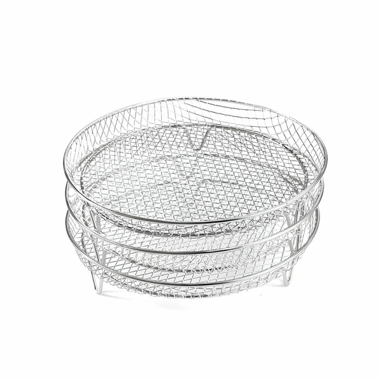 Accessories for Household – DA359 Round Rack for Oil-Free Fryer, 3-Pack - Carlat