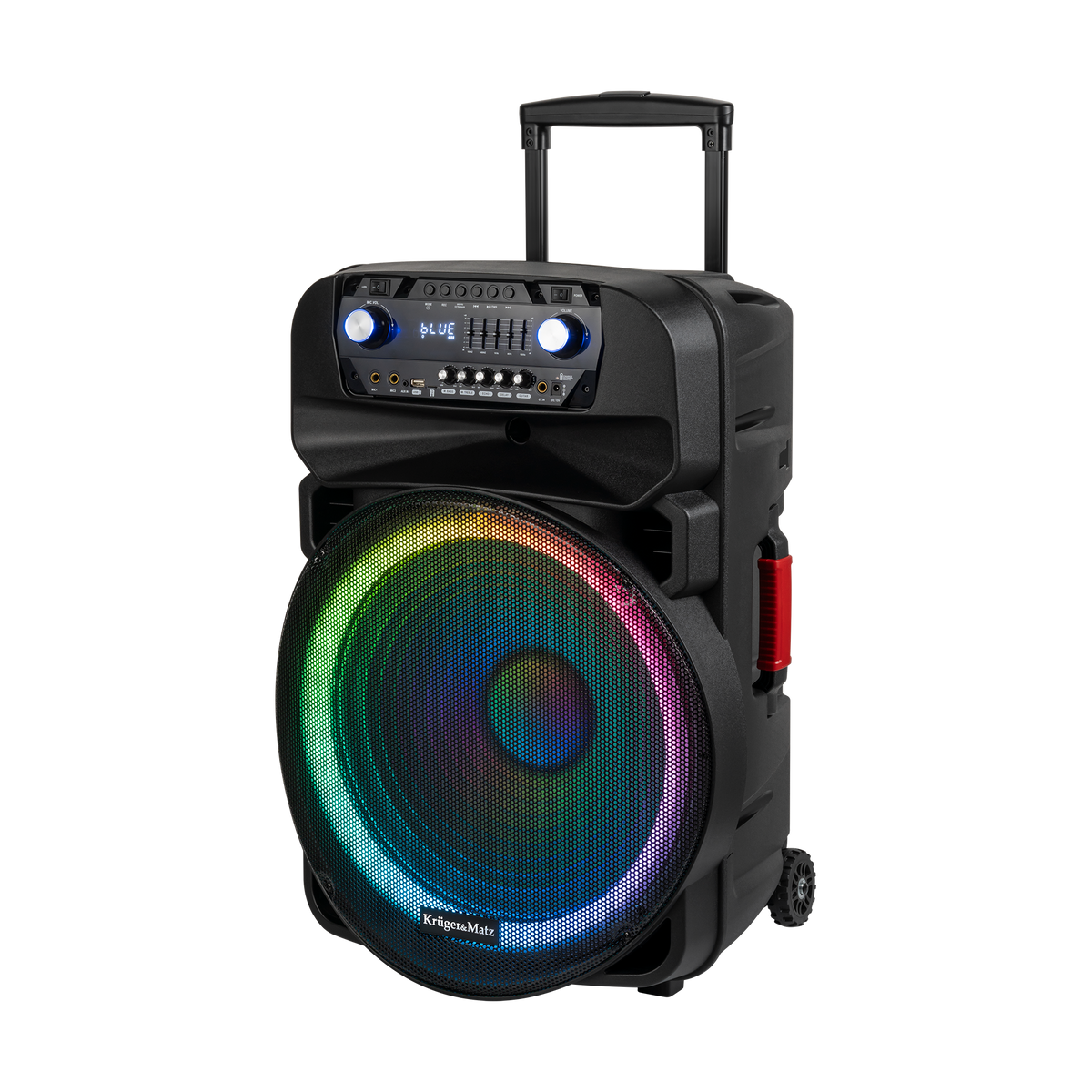 Active speaker (with 2 UHF wireless microphones, SD, Bluetooth, FM, USB, LED) 60 watts - Carlat