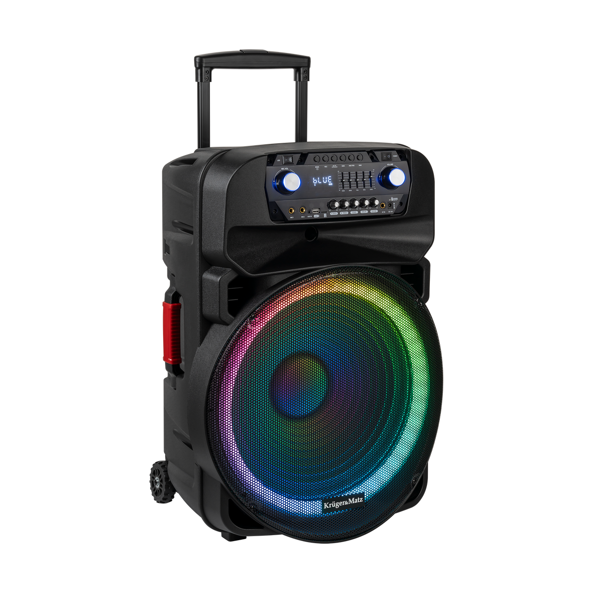 Active speaker (with 2 UHF wireless microphones, SD, Bluetooth, FM, USB, LED) 60 watts - Carlat