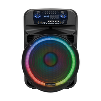 Active speaker (with 2 UHF wireless microphones, SD, Bluetooth, FM, USB, LED) 60 watts - Carlat