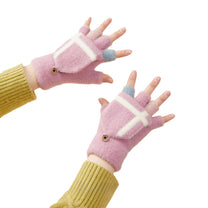 Activewear – Children's and women's pink winter mittens for the - Carlat