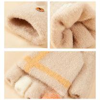 Activewear – Children's and women's pink winter mittens for the - Carlat