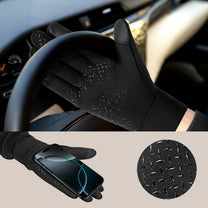 Activewear – Gloves with touch tips M - black - Carlat