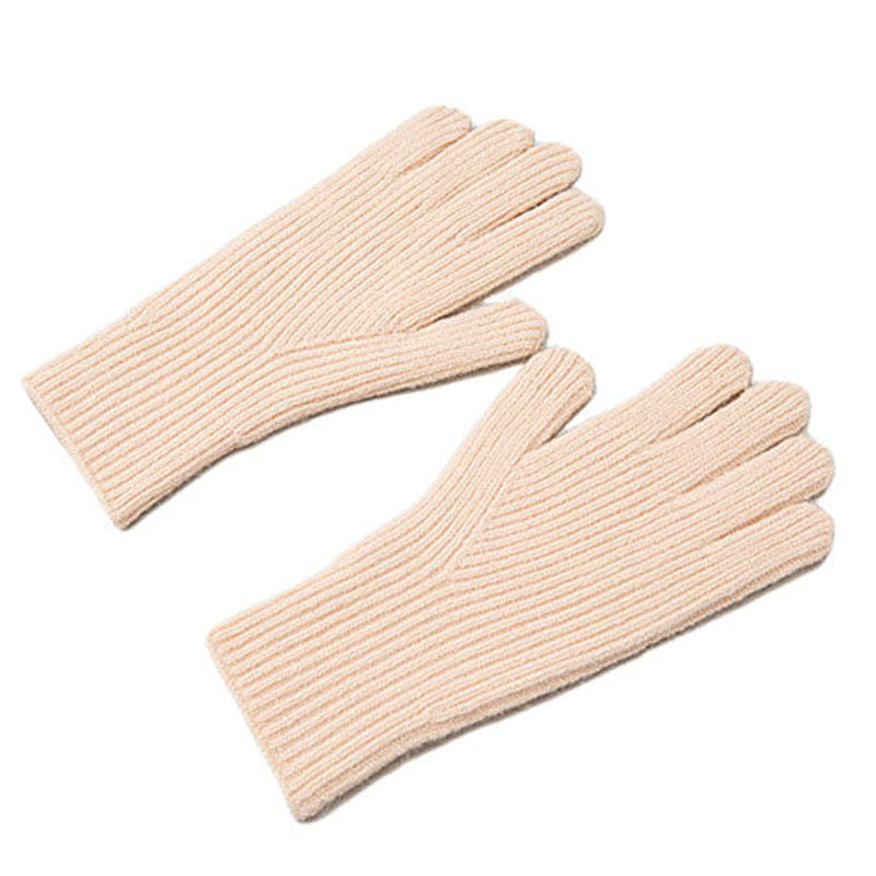 Activewear – Knitted phone gloves with cut-outs for fingers, unisex - Carlat