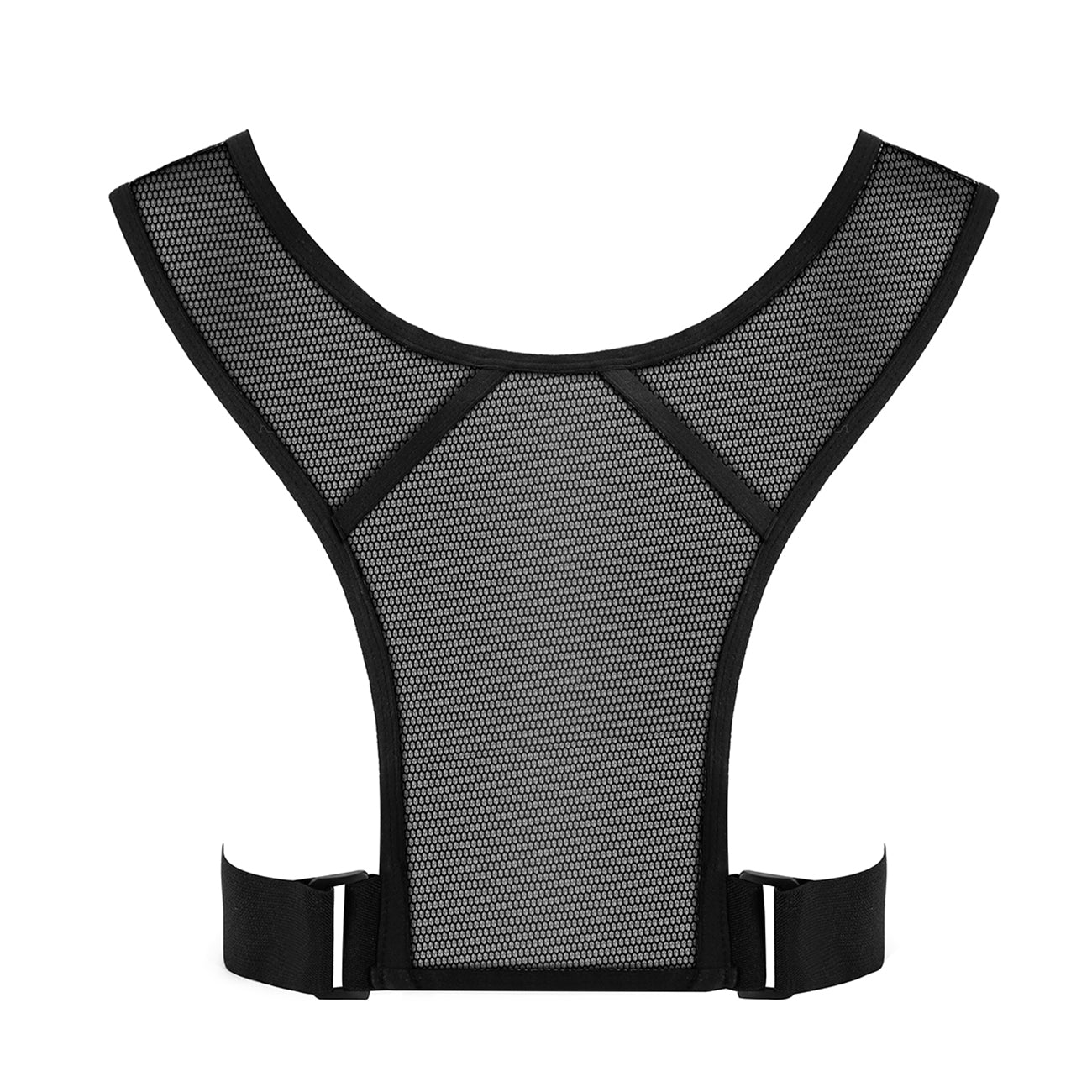 Activewear – Reflective running vest with pockets - black - Carlat