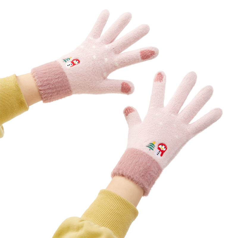 Activewear – Women's warm, touch-sensitive winter gloves for the phone, - Carlat