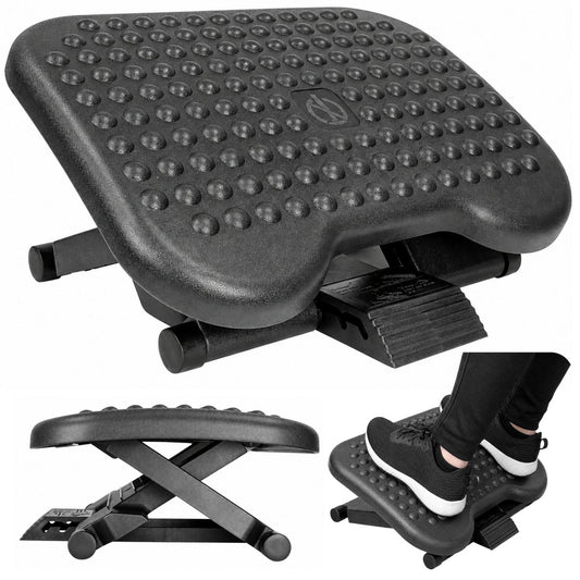 Adjustable Ergonomic Office Footrest for Under the Desk with Nubs, 3 Levels - Carlat