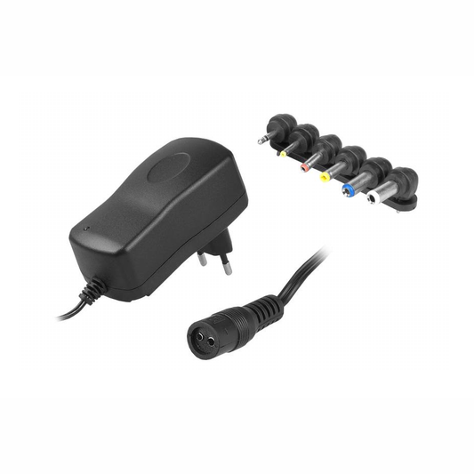Adjustable power supply, 3 V–12 V/2500 mA, 6 LXG288 connectors - Carlat
