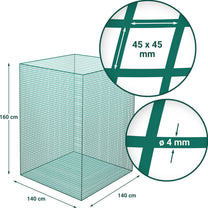 Agriculture – Hay net in bales for feeding horses, mesh - Carlat