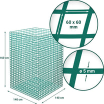 Agriculture – Hay net in bales for feeding horses, mesh - Carlat