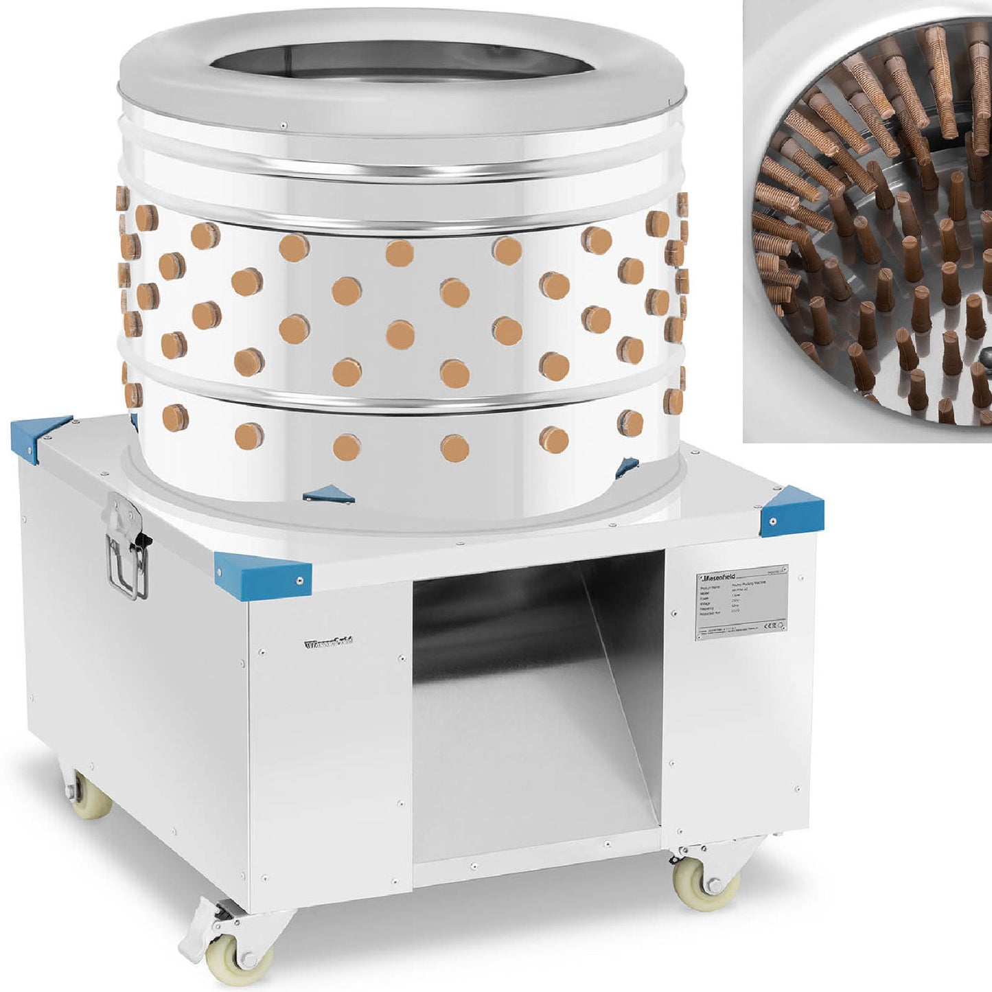 Agriculture – Plucking machine for poultry, plucking, feather peeling, 540 - Carlat