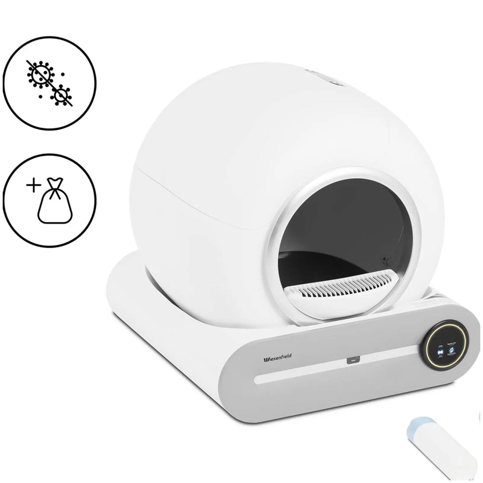 Agriculture – Self-cleaning cat litter box with plasma sterilization controlled - Carlat