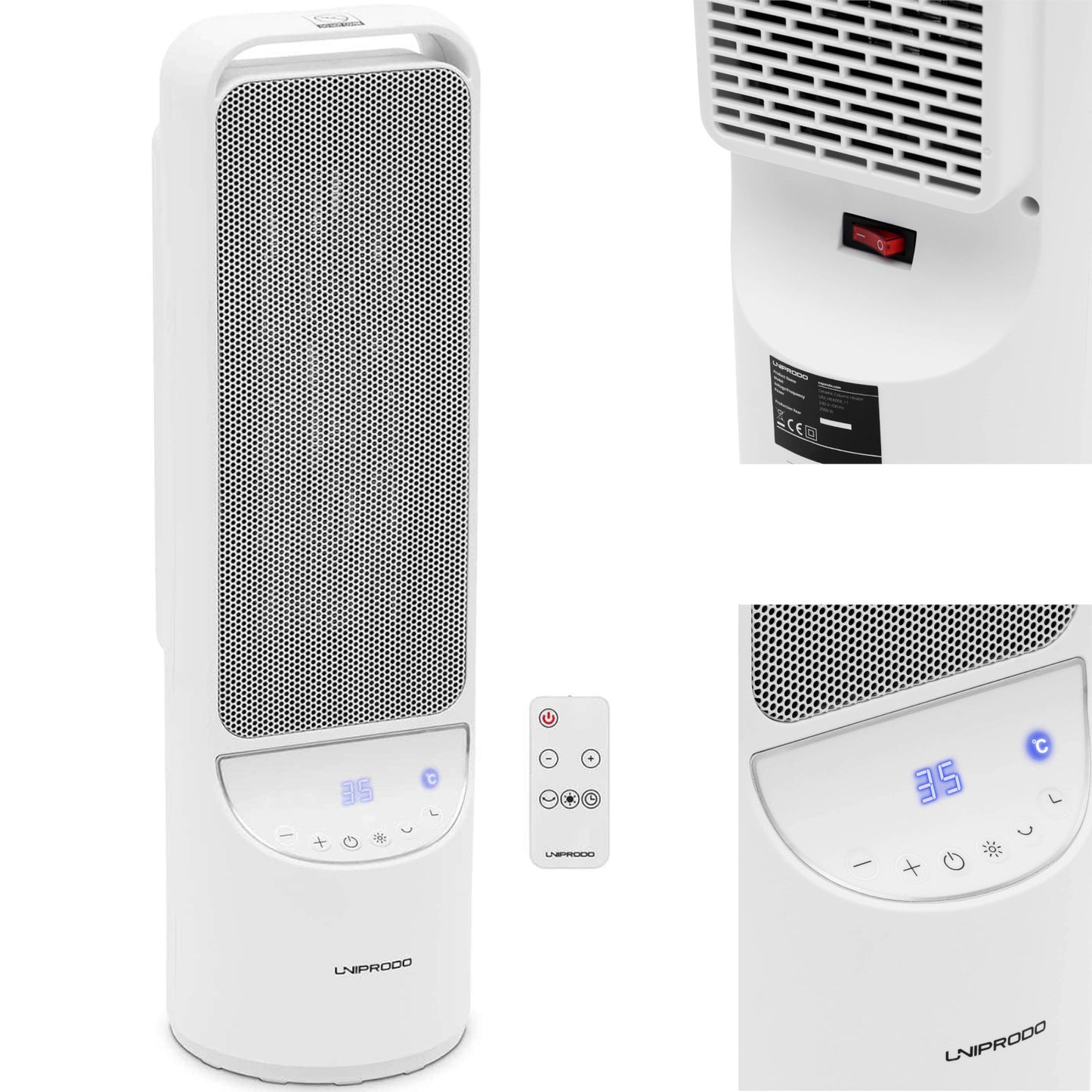 Air Conditioners – Electric column radiator with remote control 1200/2000 - Carlat