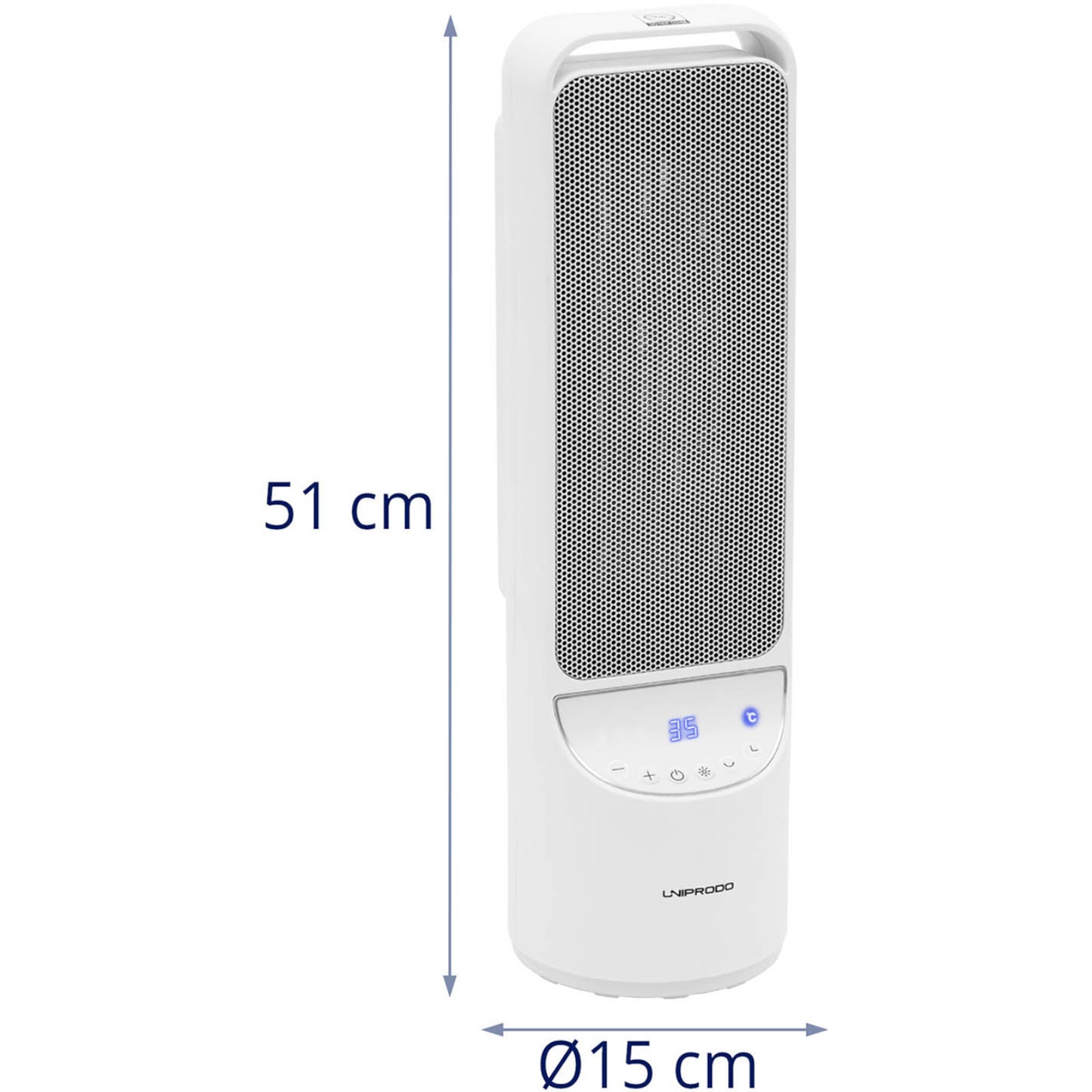 Air Conditioners – Electric column radiator with remote control 1200/2000 - Carlat