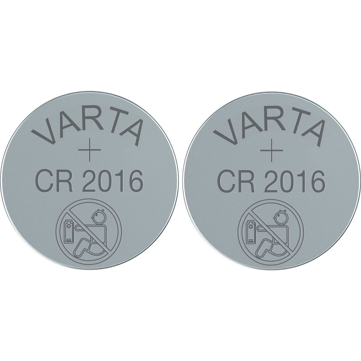 Alkaline, coin-cell – 2x CR-2016 CR2016 3V Lithium Battery by Varta