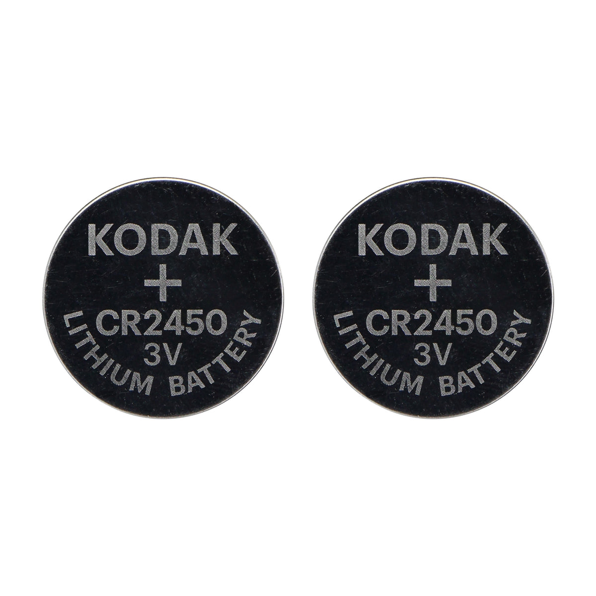 Alkaline, Knopfzelle und Zink-Kohle – Kodak Max Lithium CR2450 Batterien, 2er-Pack