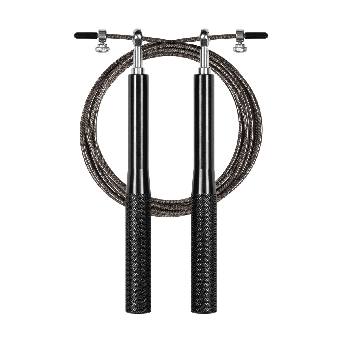 Aluminum Boxing Jump Rope with Metal Bearing, 300 cm, Adjustable, REBEL ACTIVE