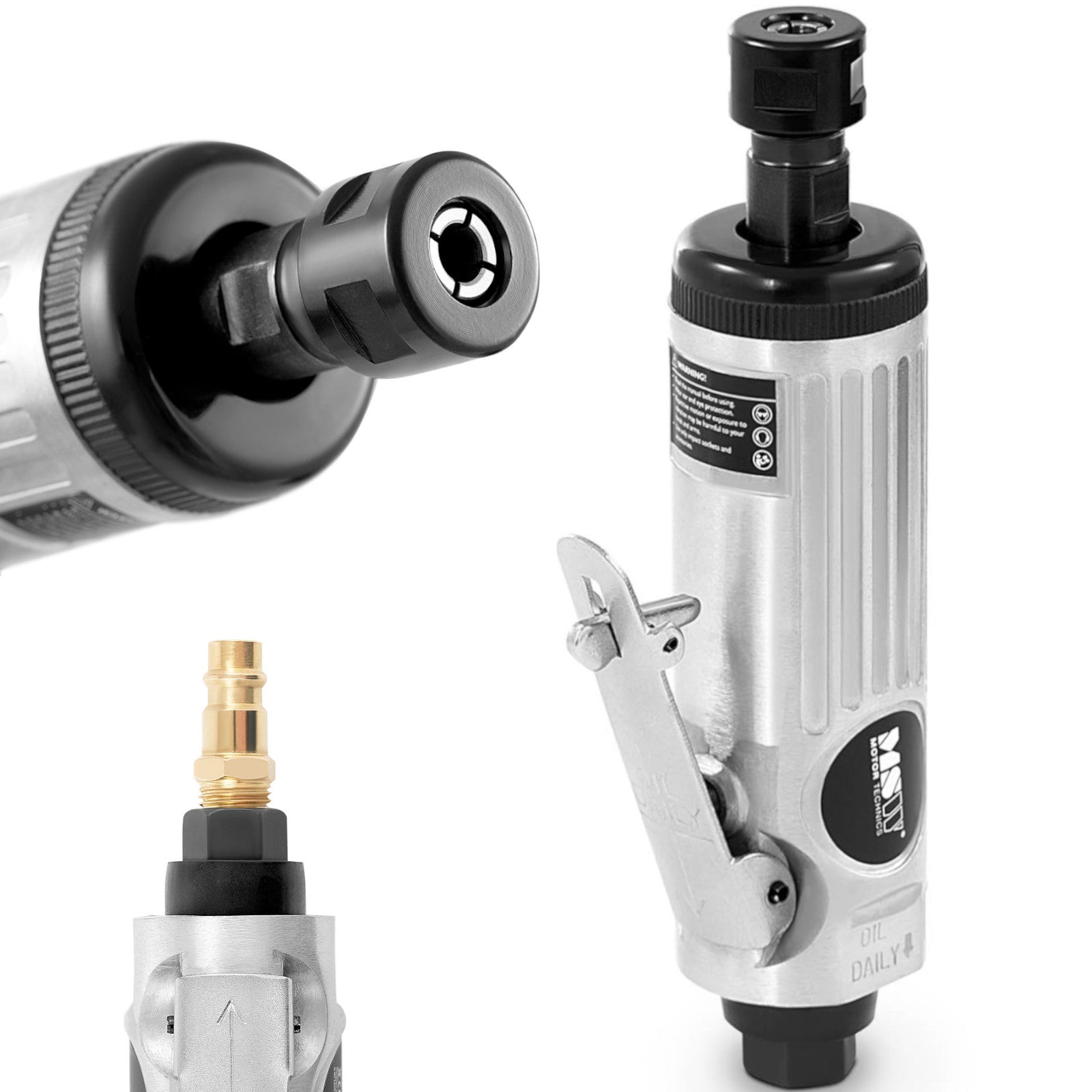 Angle Grinders – Pneumatic straight pin grinder 25000 rpm 1/4'' - Carlat