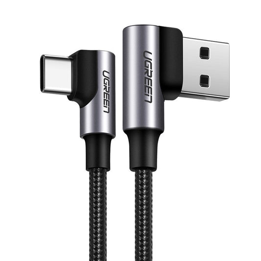 Angle cable cable in USB-C USB-Sk-C Quick Charge 3.0 0.5m grey - Carlat