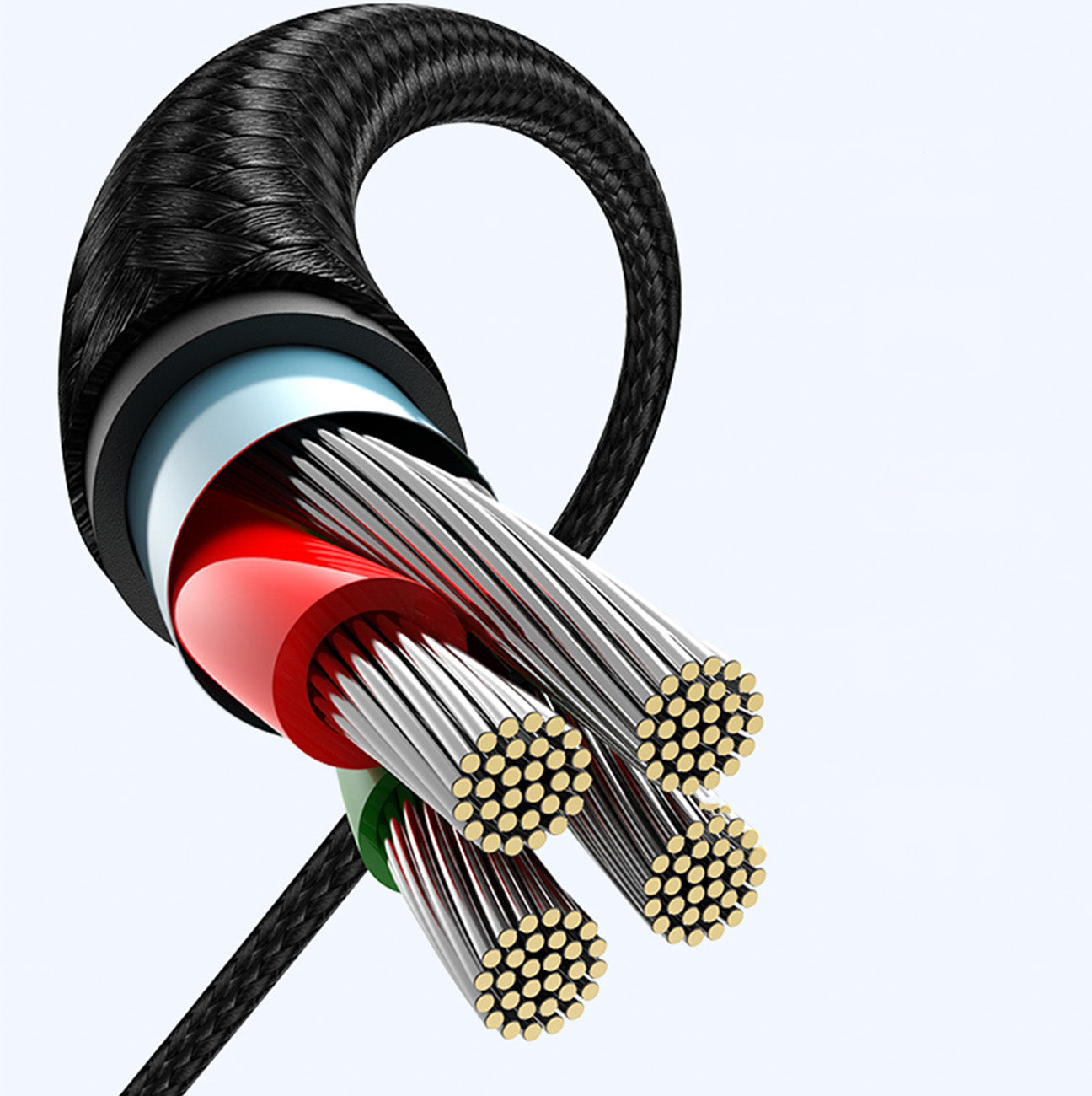 Angled USB-C - USB 2.0 cable 480Mb/s 3A 3m black - Carlat