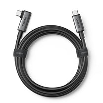 Angled USB-C cable with support for Oculus Quest 2 VR goggles 60W 5m black - Carlat