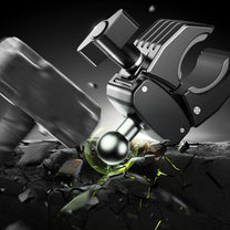 Anti-vibration clamp bicycle holder for a phone on the handlebar - black - Carlat