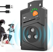 Antibarking for Dogs, Ultrasonic Device Dogs, Anti Bark Device Dogs with 3 Modes, 15 m Range, Automatic Anti Bark Function, Ultrasonic Dog Bark Stopper for Indoor and Outdoor Use - Carlat