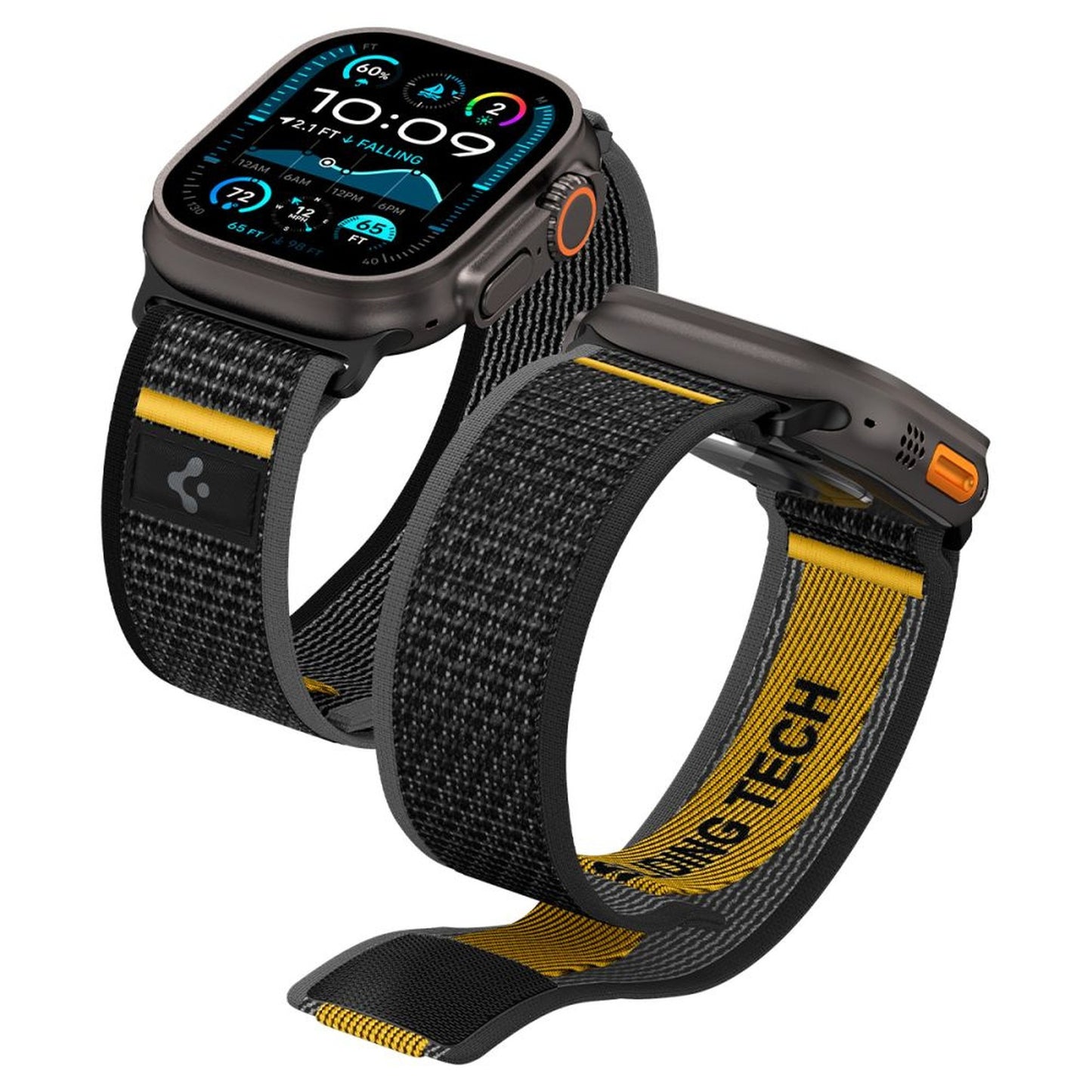 Apple Watch Strap 44 / 45 / 46 / 49 mm Athlex Air - Black - Carlat