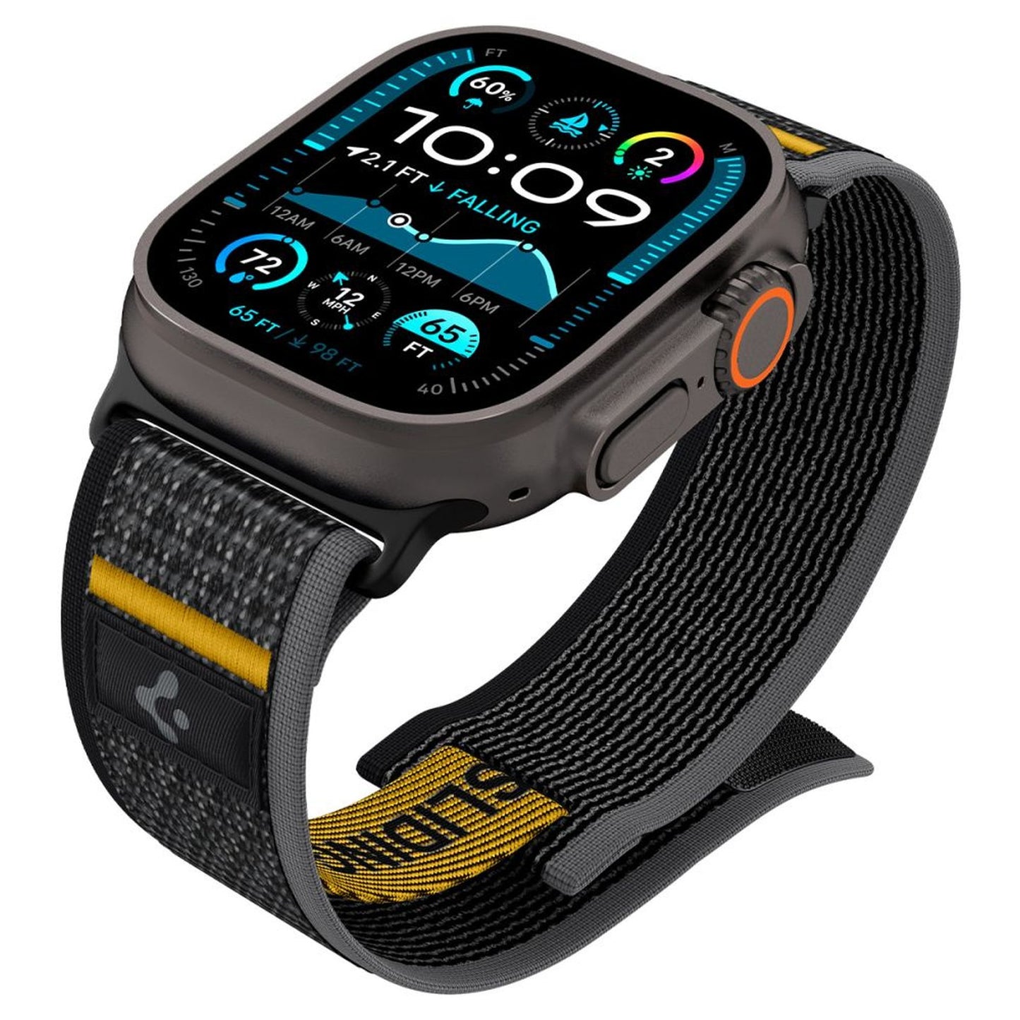Apple Watch Strap 44 / 45 / 46 / 49 mm Athlex Air - Black - Carlat