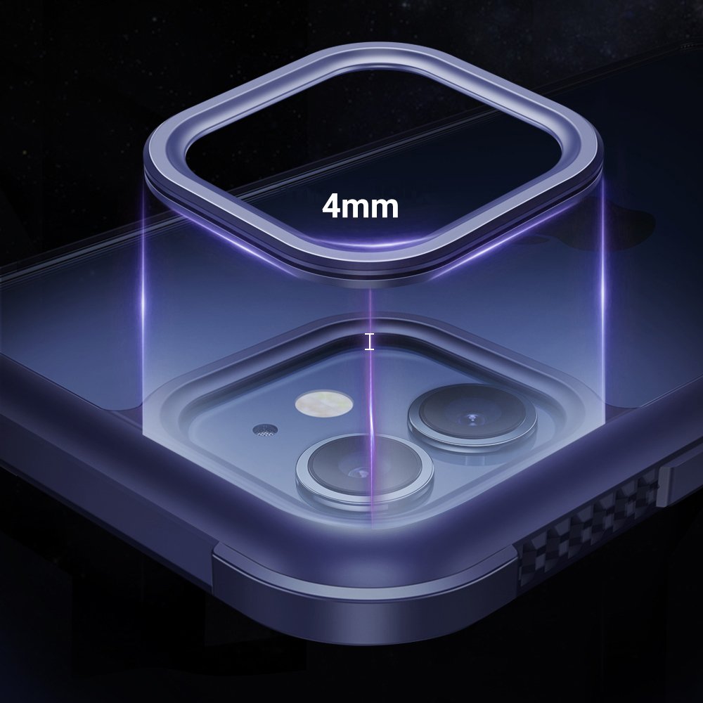 Armoured durable case for iPhone 12 Pro Max Frigate Series black - Carlat