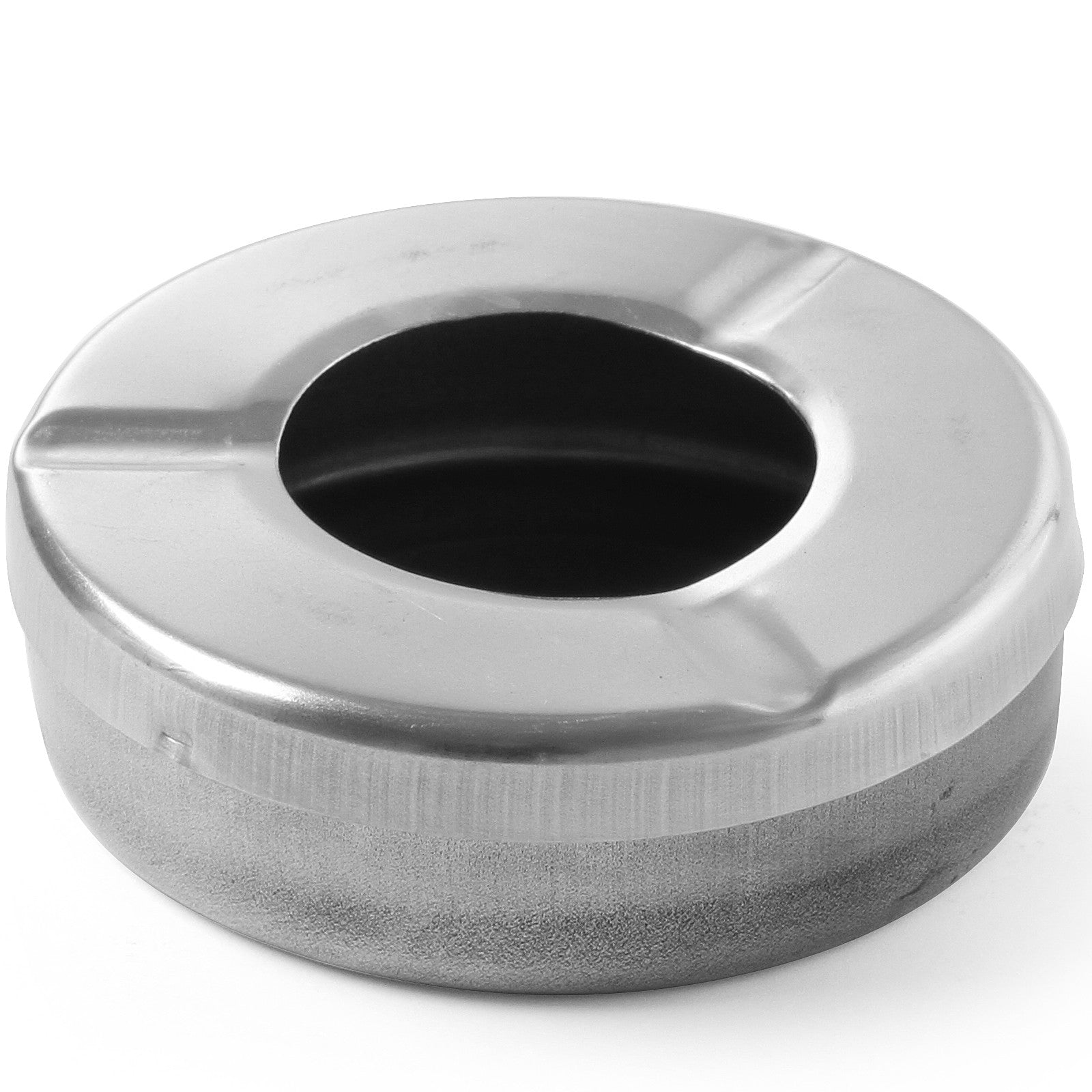 Ashtrays – Ashtray with lid, stainless steel, diameter. 90mm - Carlat