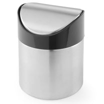 Ashtrays – Table waste basket with hinged lid, made of - Carlat